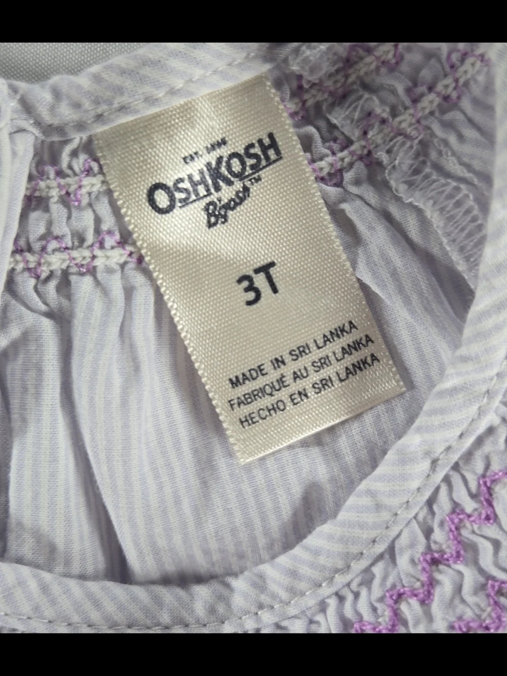 OshKosh Bgosh light lavender